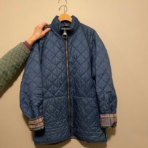 Barbour light down transitional coat.
